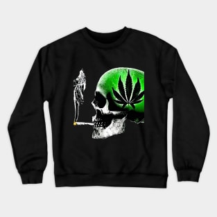 Skull Weed Crewneck Sweatshirt